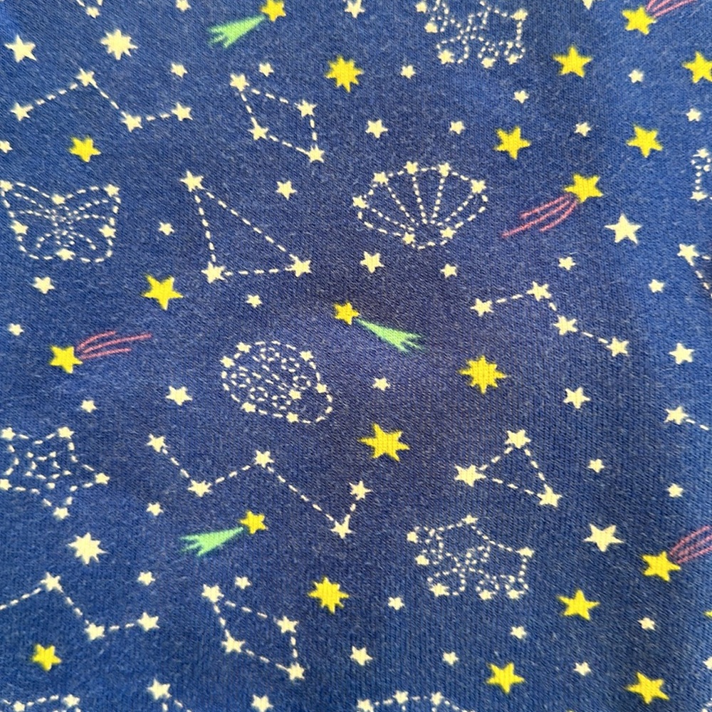 American Girl Wellie Wishers starry sky pajamas size 4 - Picture 2 of 7